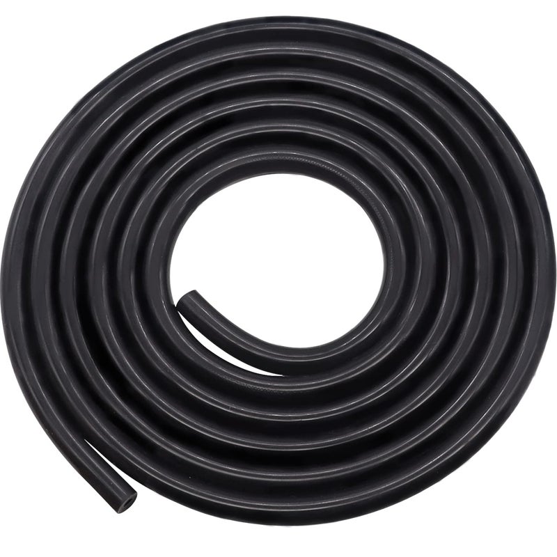 Taiss 6FT ID 3/8 ""(10 مم) خط خرطوم أنابيب السيليكون (أسود)، درجة حرارة عالية 130 رطل لكل بوصة مربعة أقصى ضغط - Image 2
